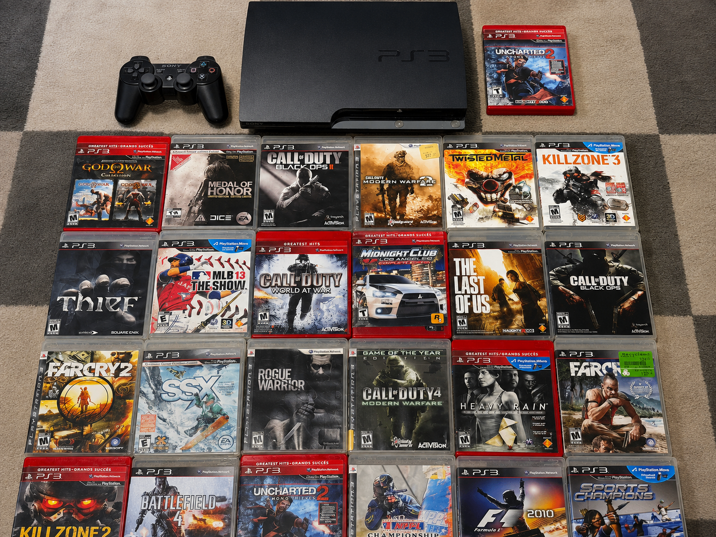 PS3 FOR SALE – 40 GAMES INCLUDED!