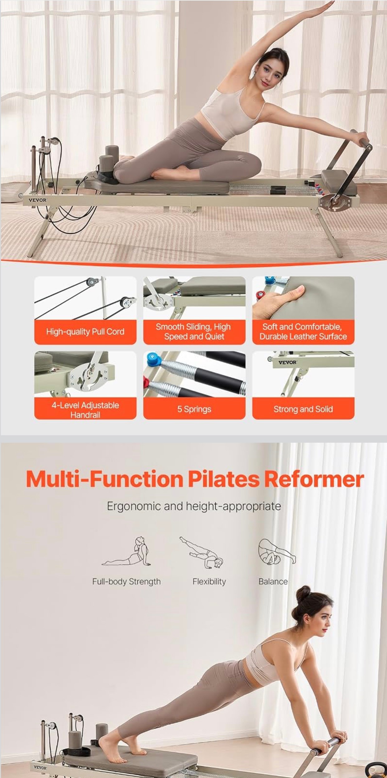 NEW: Pilates Workout Machine Dual Resistance - photo 4