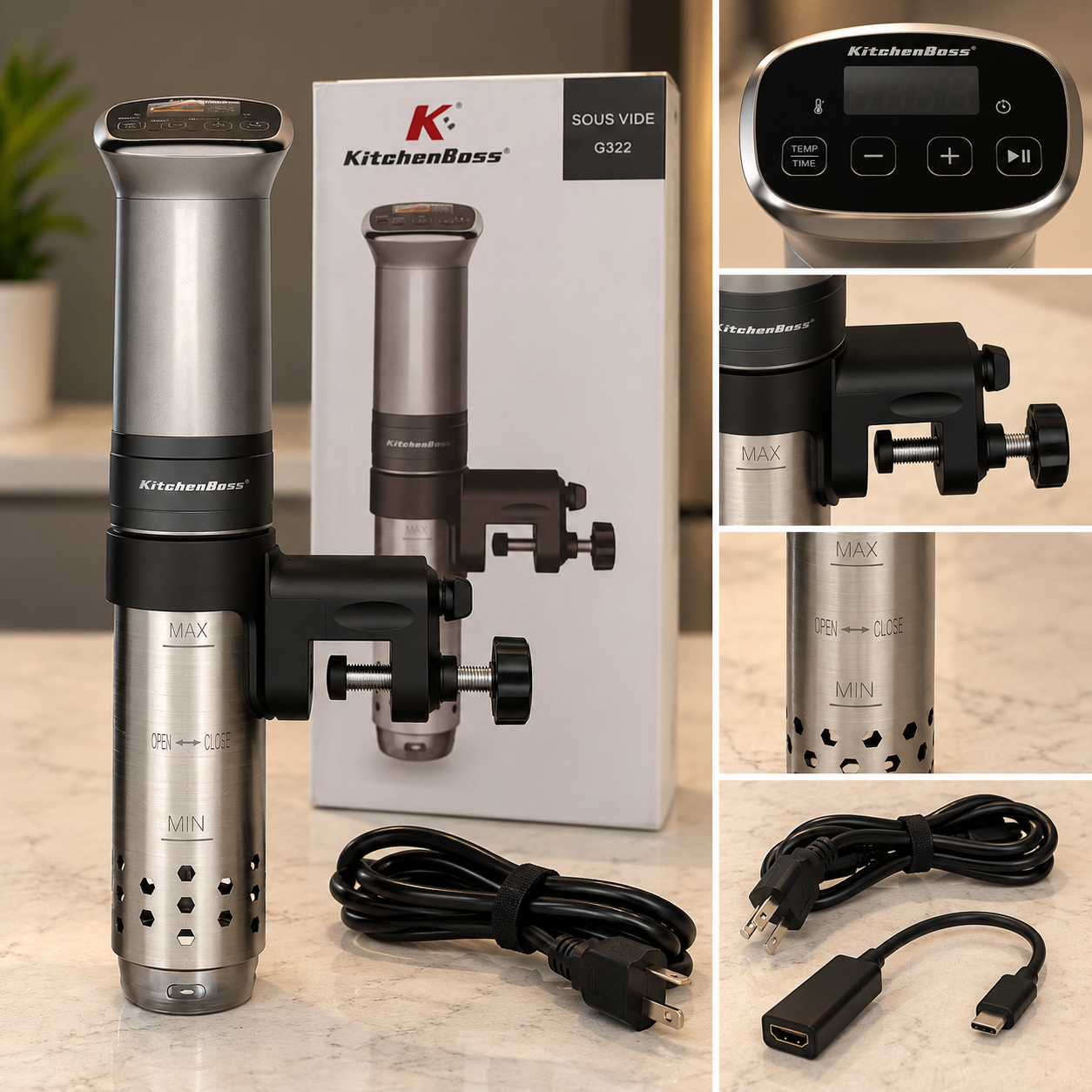 KitchenBoss G322 Sous Vide Cooker | Like New | Original Box