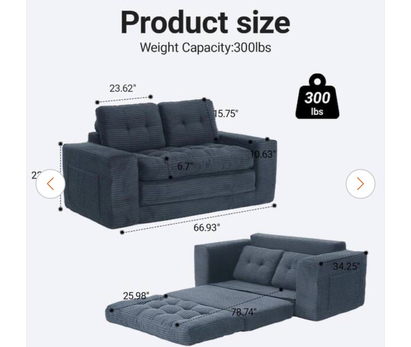 Brand new Comfortable Love Seat only $368 - photo 4