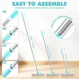 Carpet Rake for Pet Hair Removal Tool, 6 in 1 Pet Hair Remover - photo 3