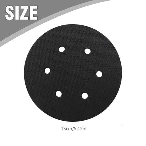 5-Pack 6” Hook & Loop Sponge Interface Pads – 6 Hole - photo 5