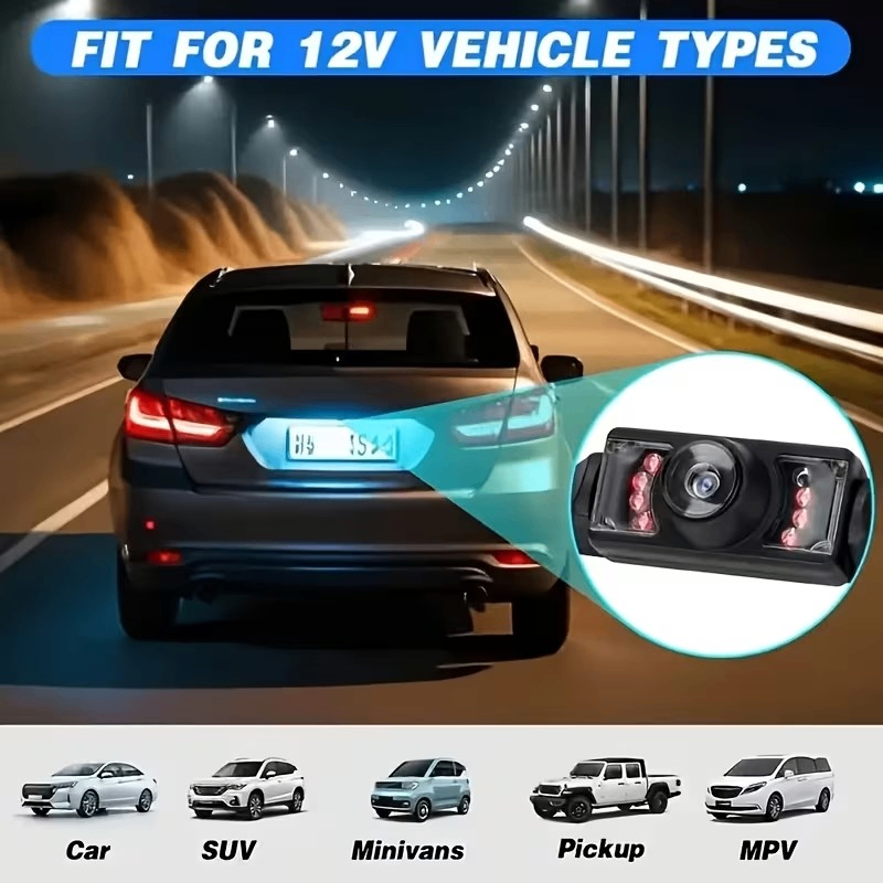 Car Backup Camera, Long License Plate Frame Camera - photo 2