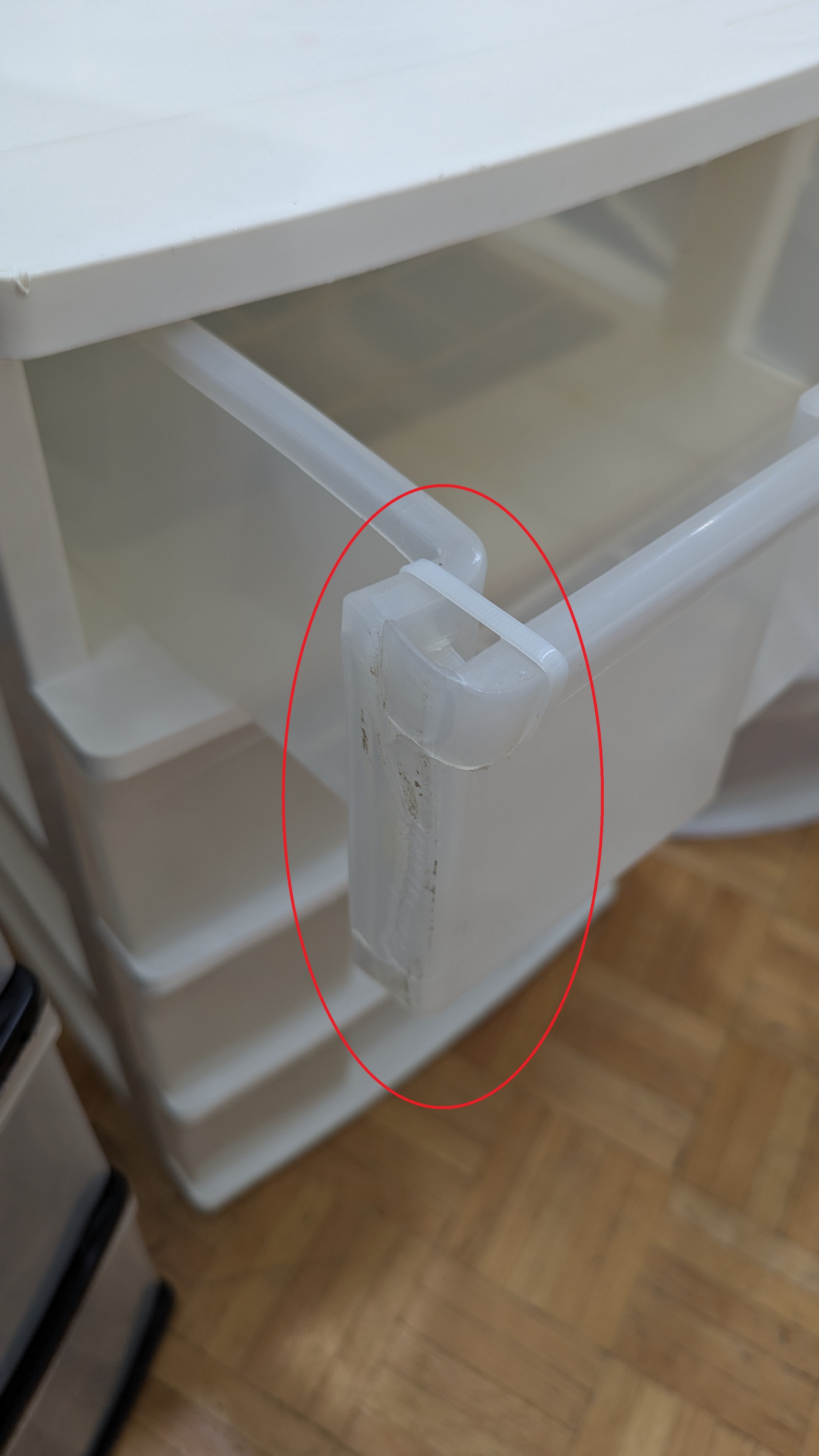Plastic Storage Organizer Stand Shelf Rack Box Under Bed Bins - photo 4