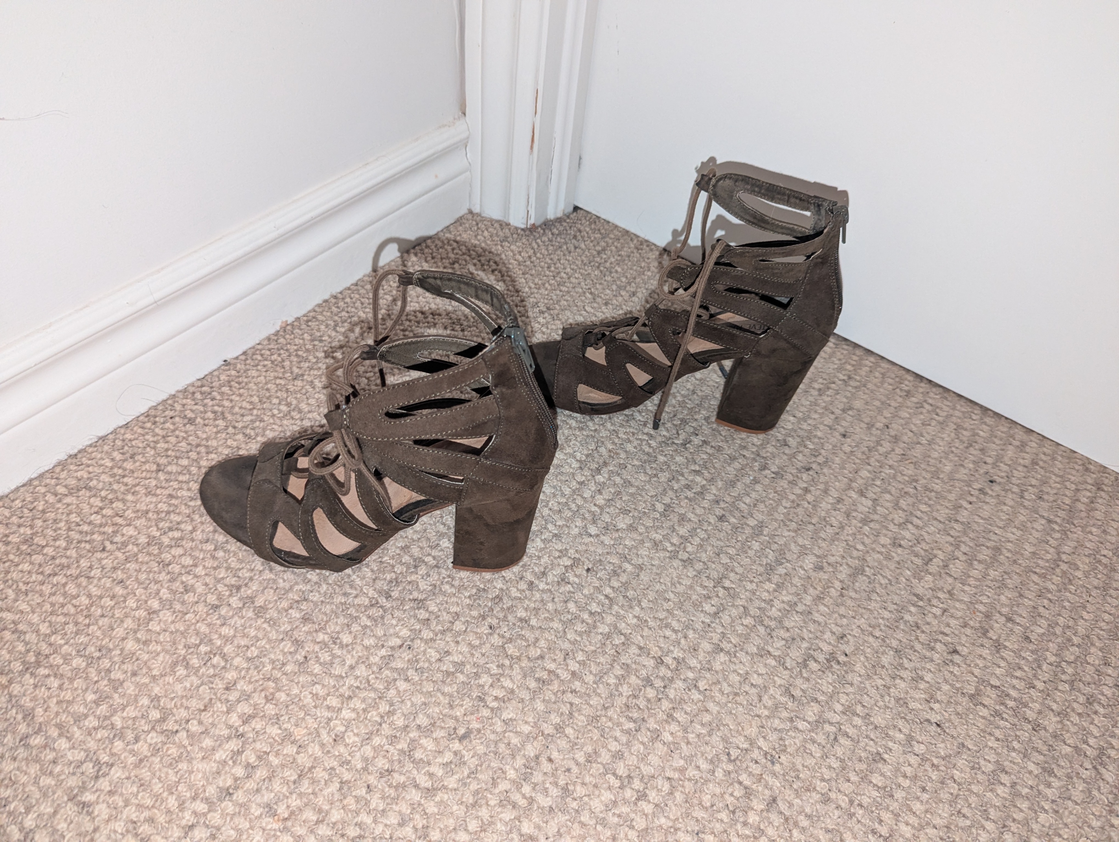 Steve Madden Lace-Up Heeled Sandals