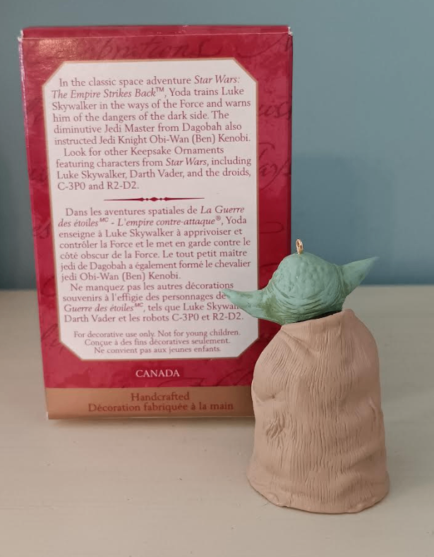 1997 Hallmark Keepsake Ornament Yoda - Star Wars - new in box - photo 4