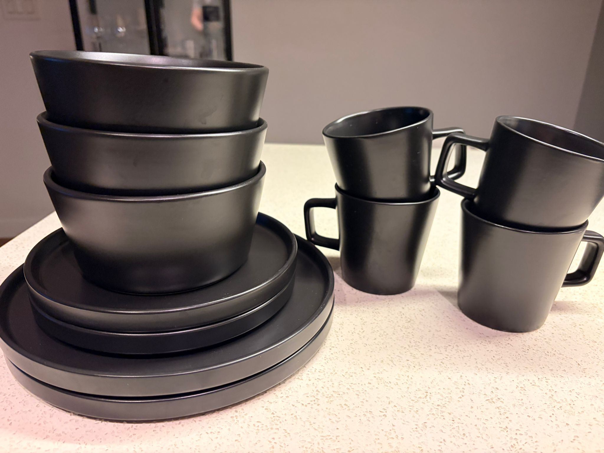 Matte Black Dinnerware Set - 10 pc - photo 4