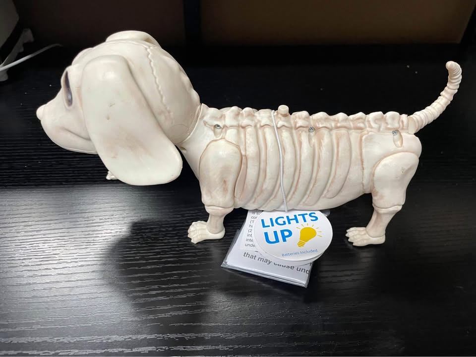NEW - barking skeleton dog - photo 3