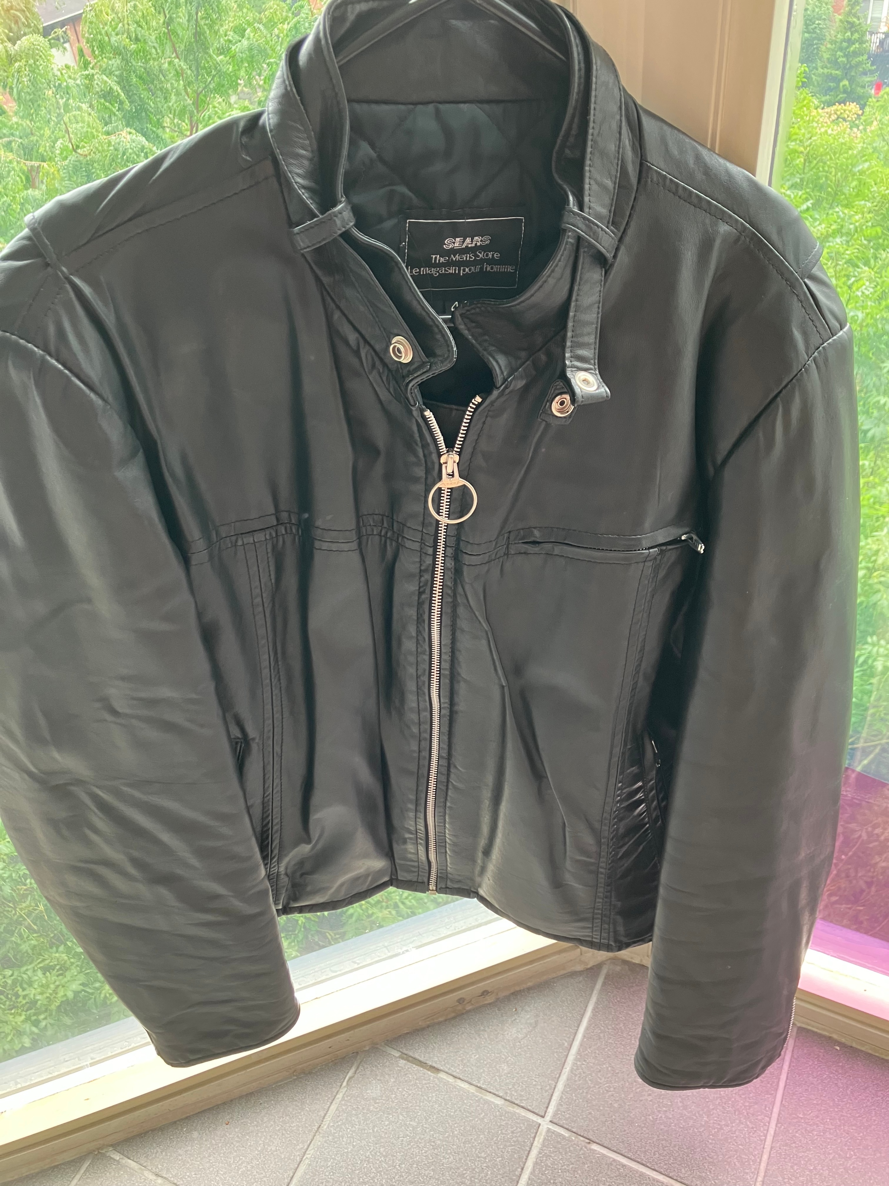 Size 44 Genuine Leather Jacket - photo 2