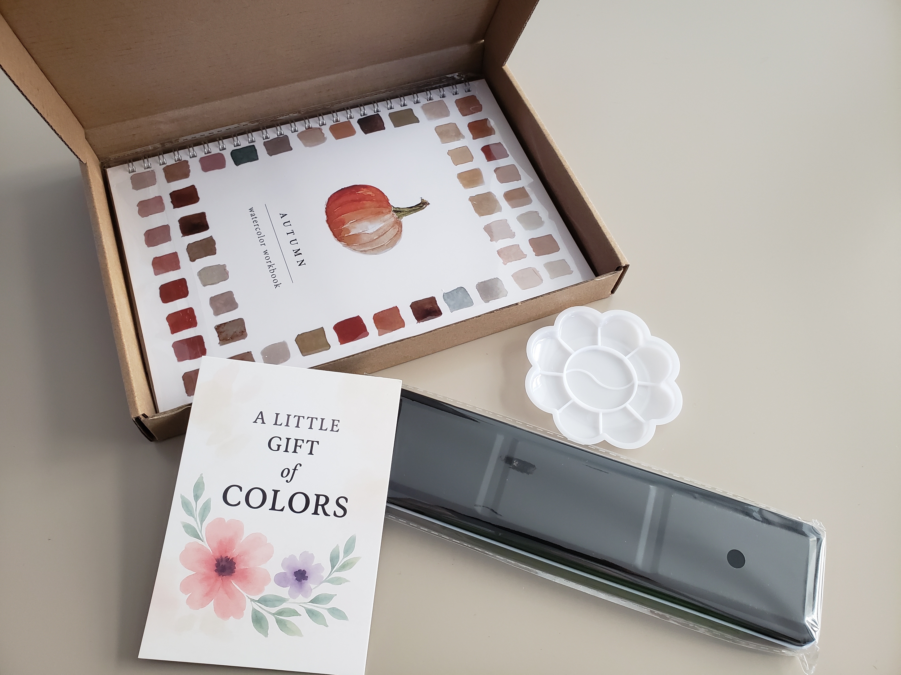 Autumn Watercolour workbook kit