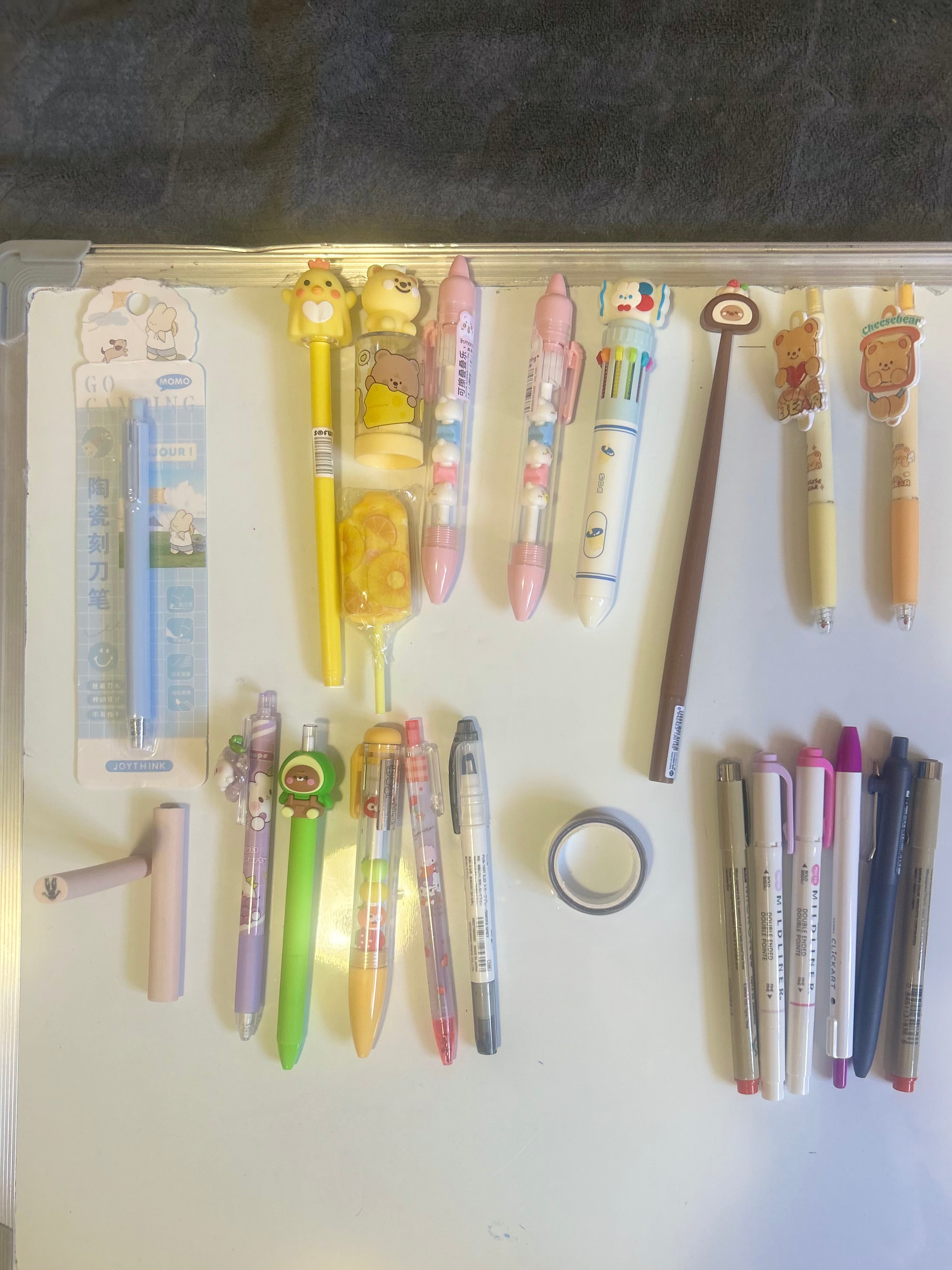 Mr. Pen Pens, Lead Pencils, Erasers, Washi Tape, & Sharpener