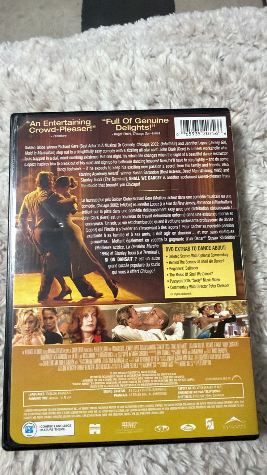 Shall We Dance? DVD – Richard Gere & Jennifer Lopez - photo 3