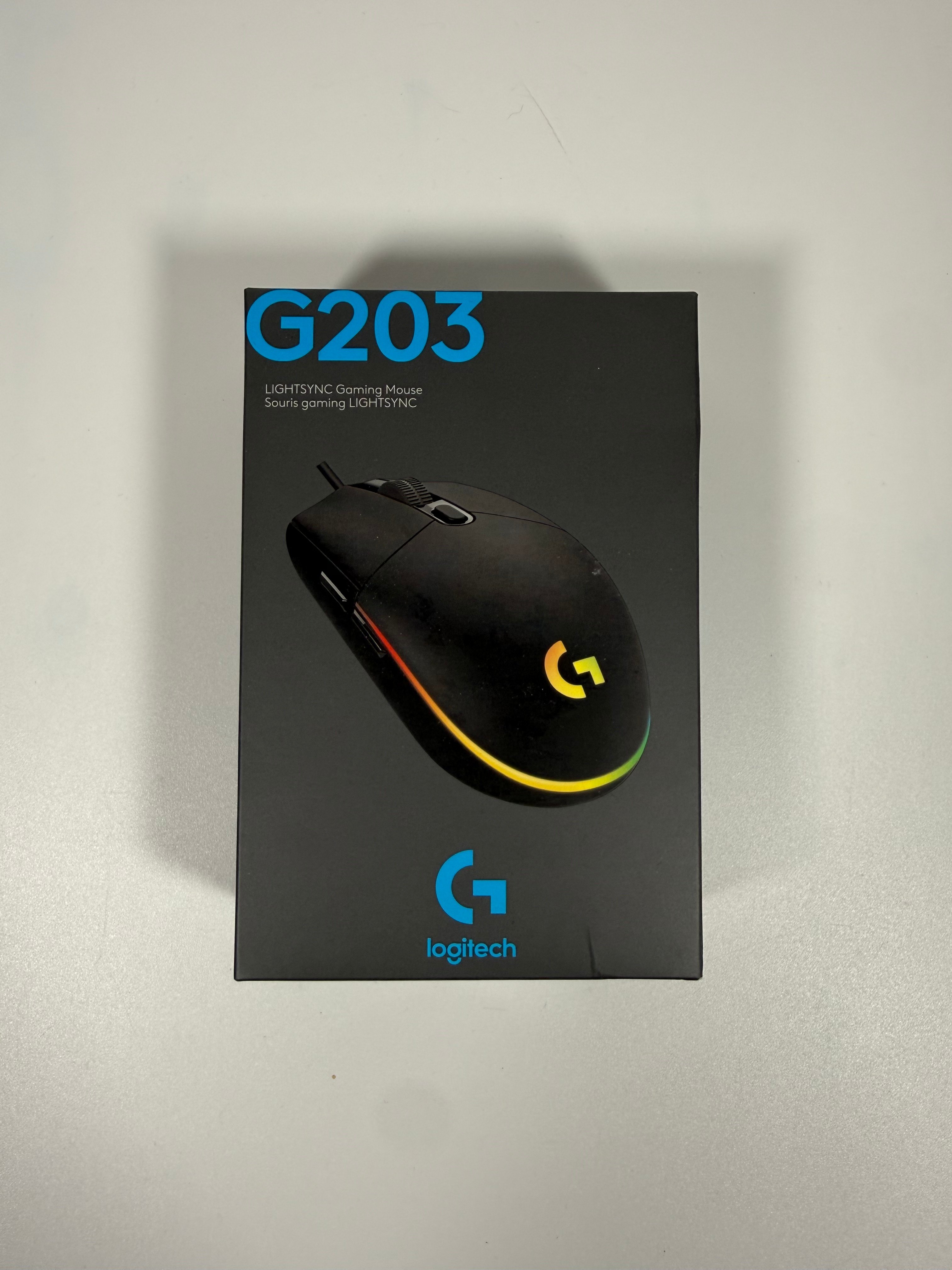 Logitech G203 LIGHTSYNC Wired Gaming Mouse, New Sealed