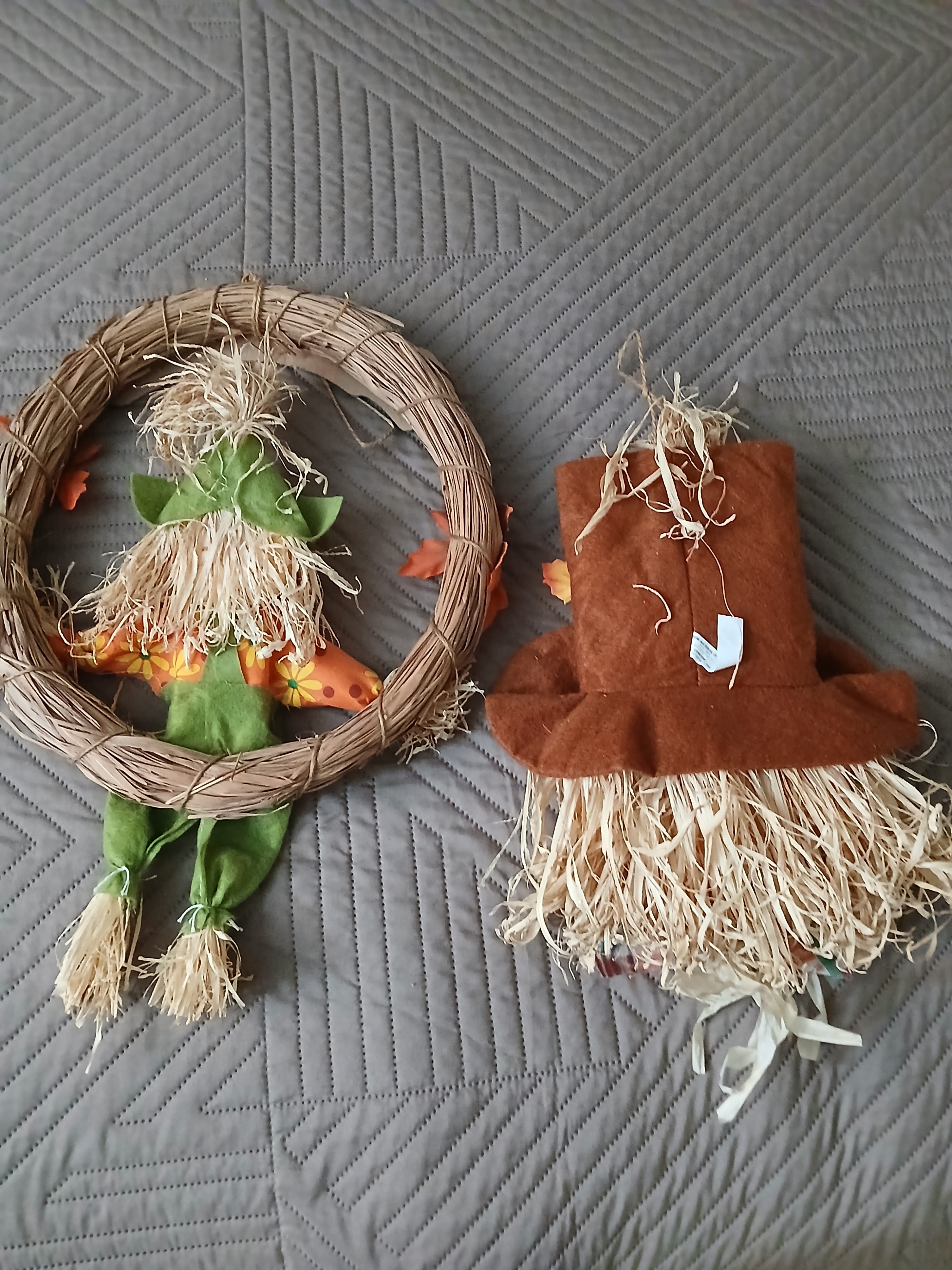 Fall Decor, Door or Wall Hangers, 12 in. Good Condition - photo 2