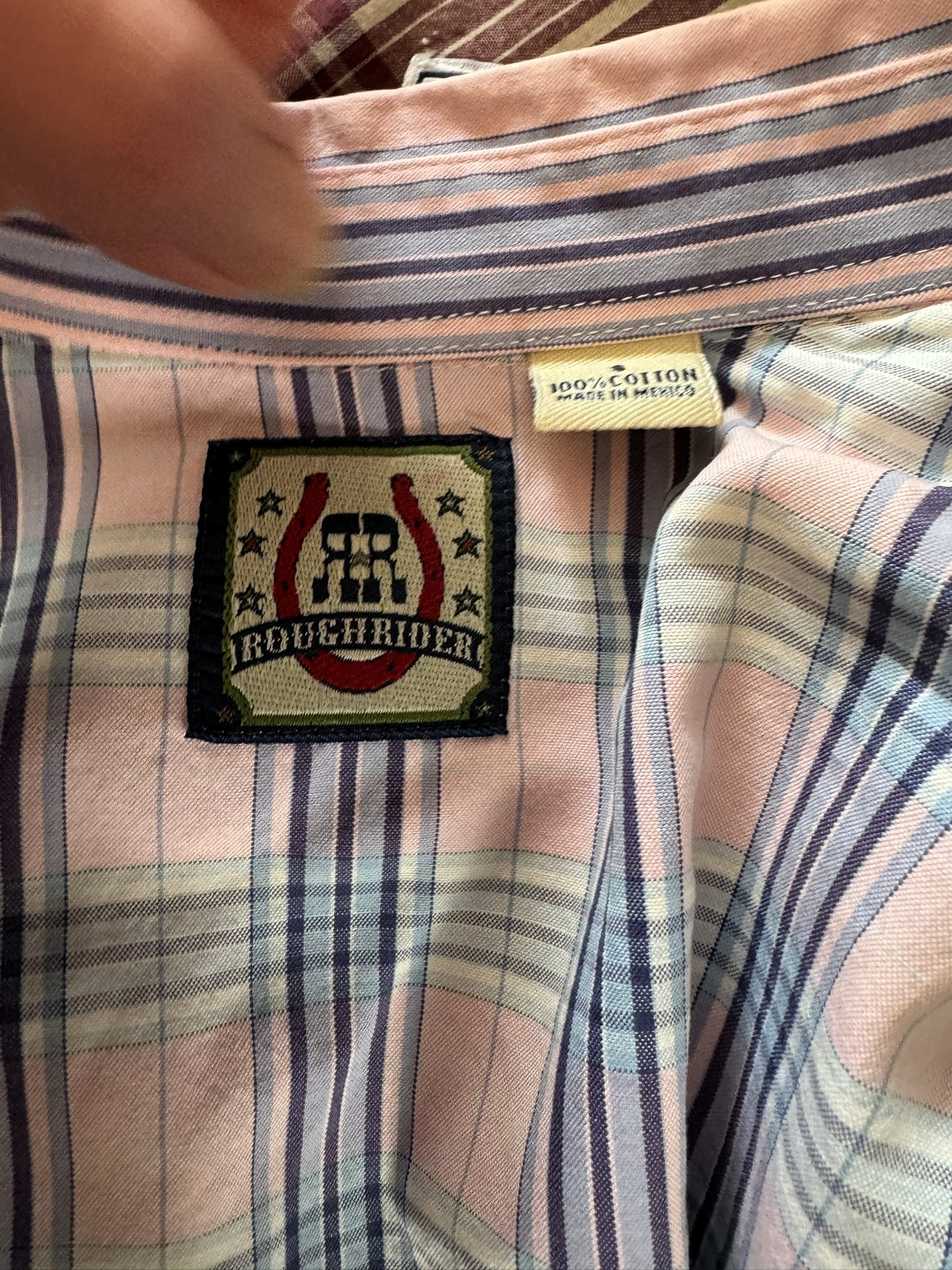 🤠 RoughRider (Circle T) Western Blouse / Blouse Western Rose - photo 4