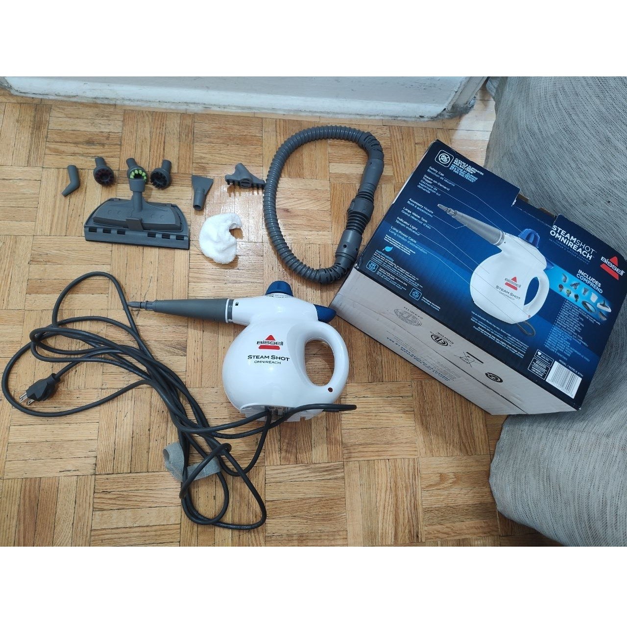 Like NEW BISSELL Steam Shot Handheld Cleaner Sanitizer 4171