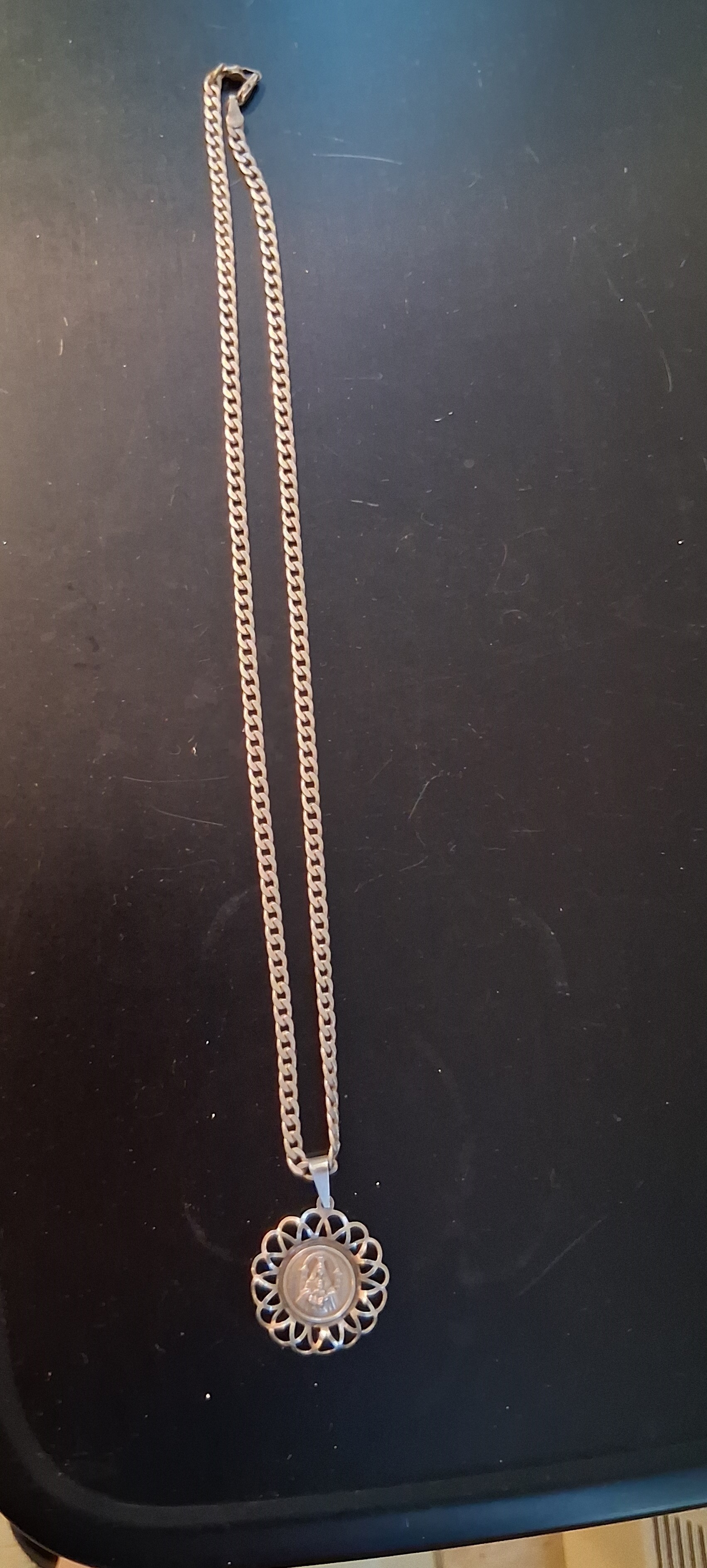 Silver Chain and Pendant