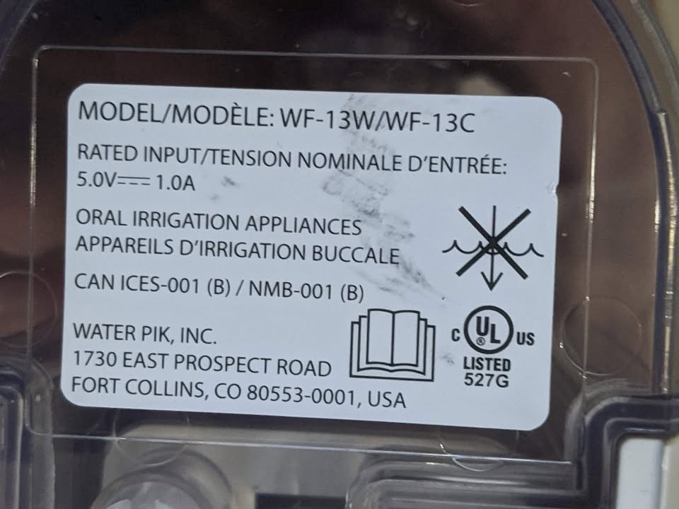 Waterpik Rechargeable Water Flosser with 5 NEW Flossing Tips - photo 5