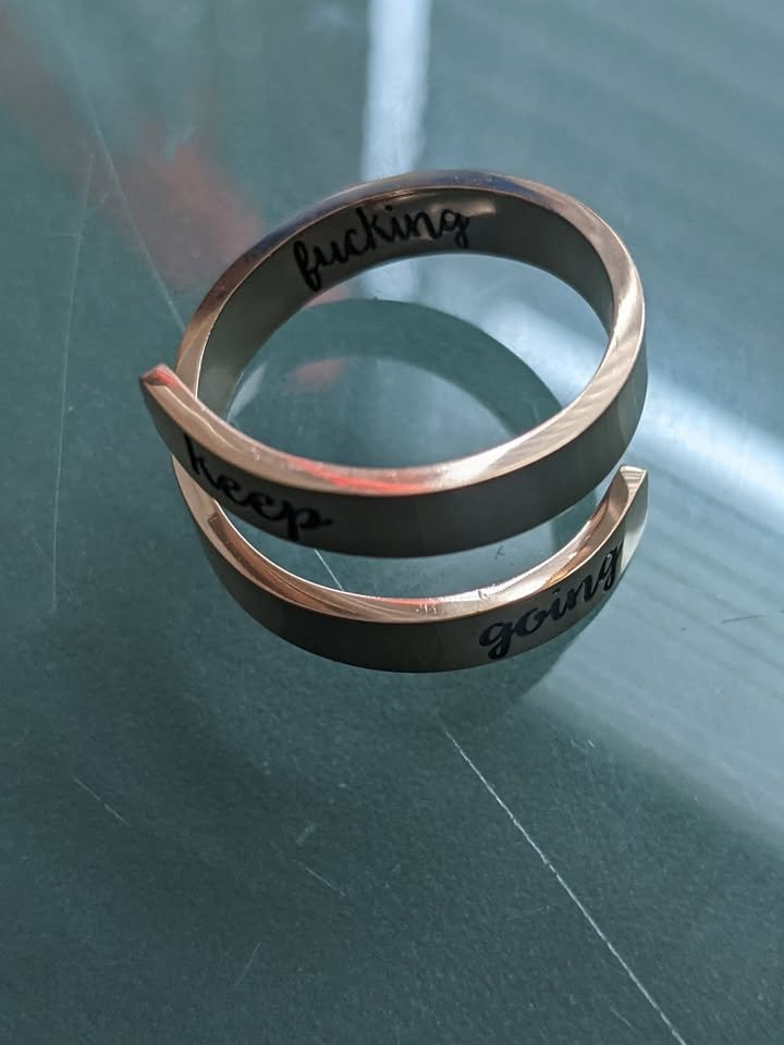 Stainless Steel Keep Going Engraved Inspirational Gifts - photo 2