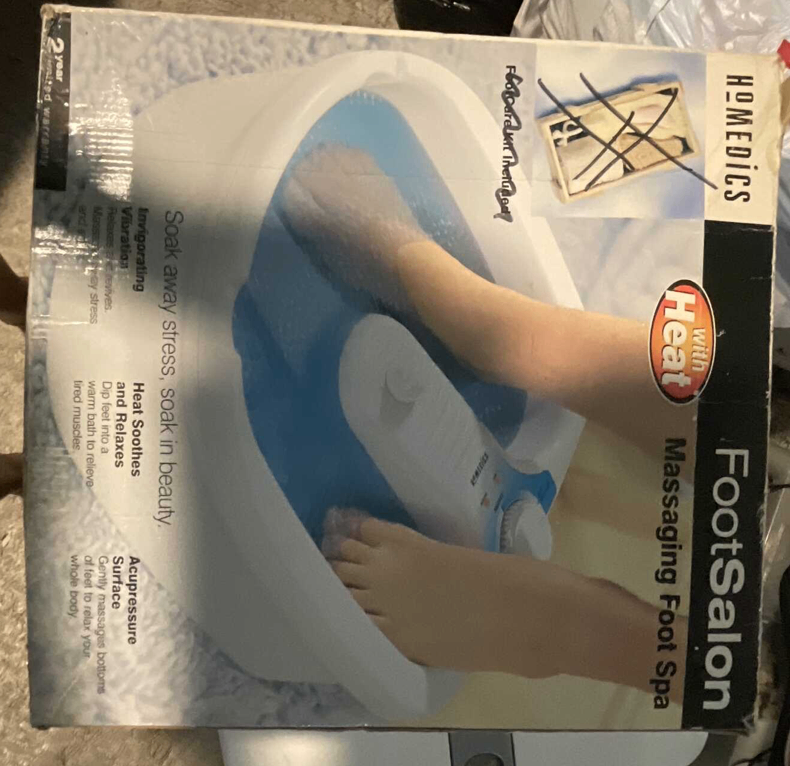 HoMedics FootSalon Massaging Foot Spa
