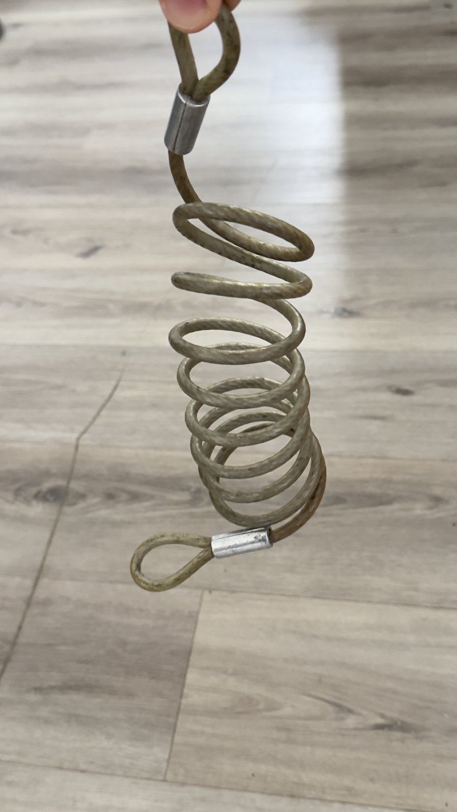 Coiled Steel Security Cable – Loop Ends, Bike / Gear Lock Cable - photo 4