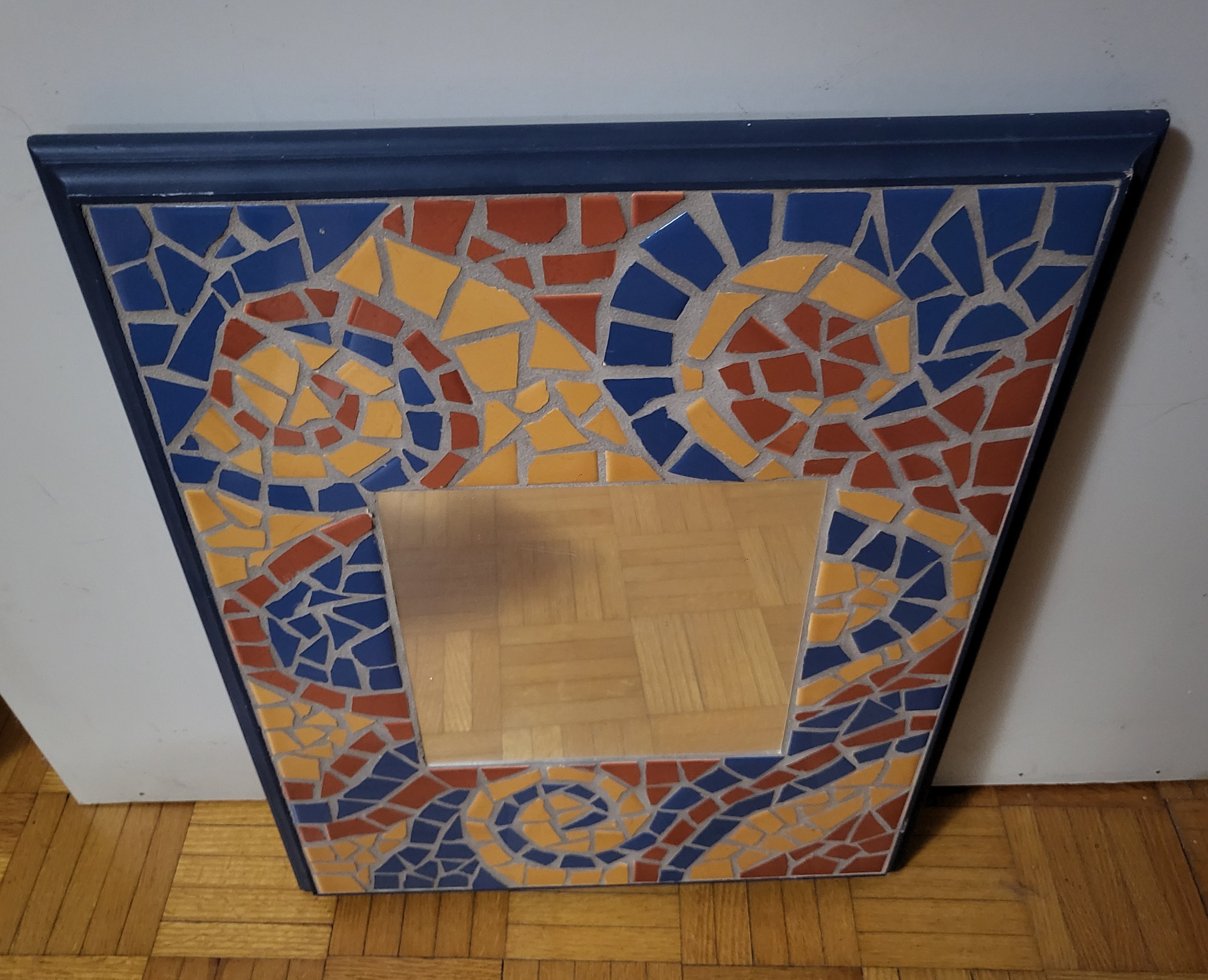 Hand Made Mosaic Art Mirror - photo 2