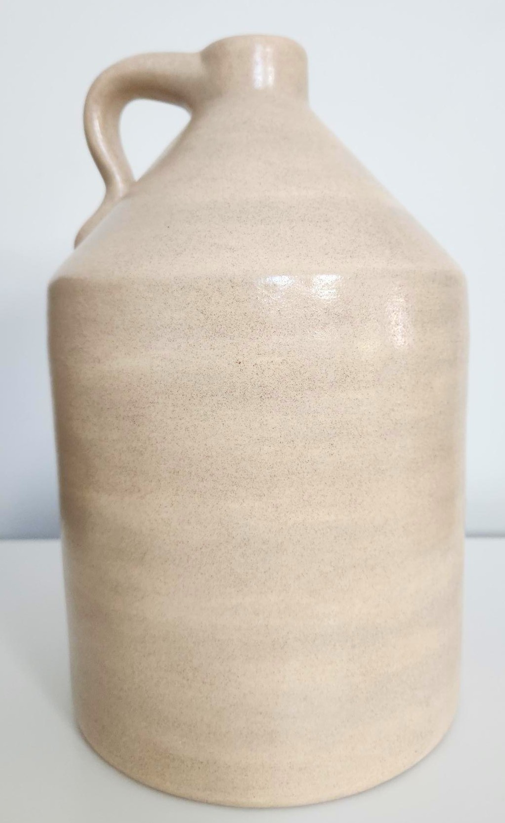 Artisan-Signed Canadian Pottery: Hand-Painted Stoneware Jug - photo 5