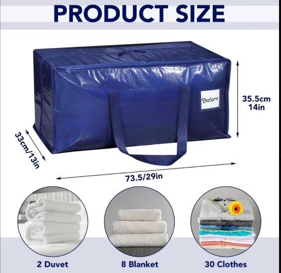 8pcs Ultra oversized extra Large Storage Heavy-duty moving bags - photo 5