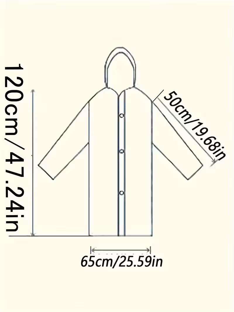 Raincoats For Women/Men Reusable Portable Waterproof - photo 5
