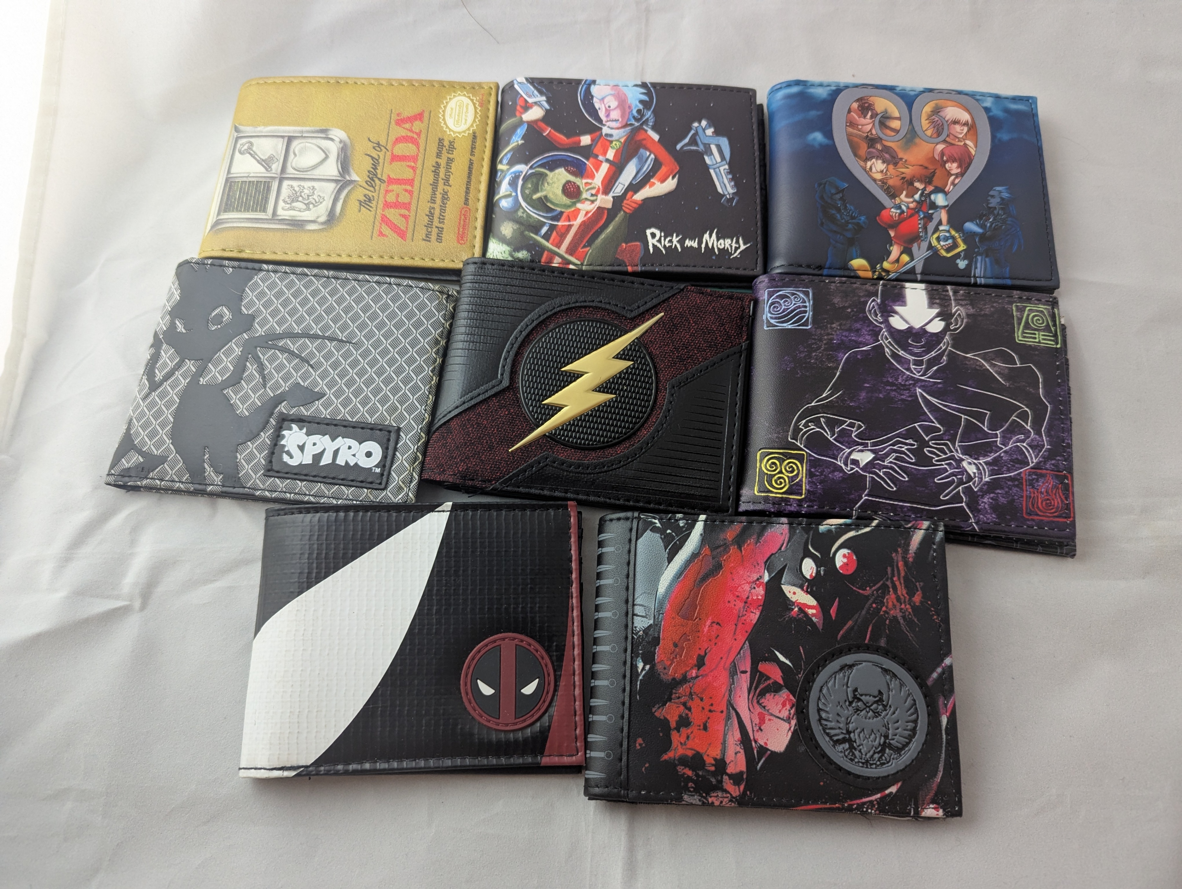 Nerd Wallet Collection: Deadpool, Zelda, Batman, & More