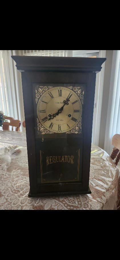 Vintage Daniel Dakota Regulator Wall Clock