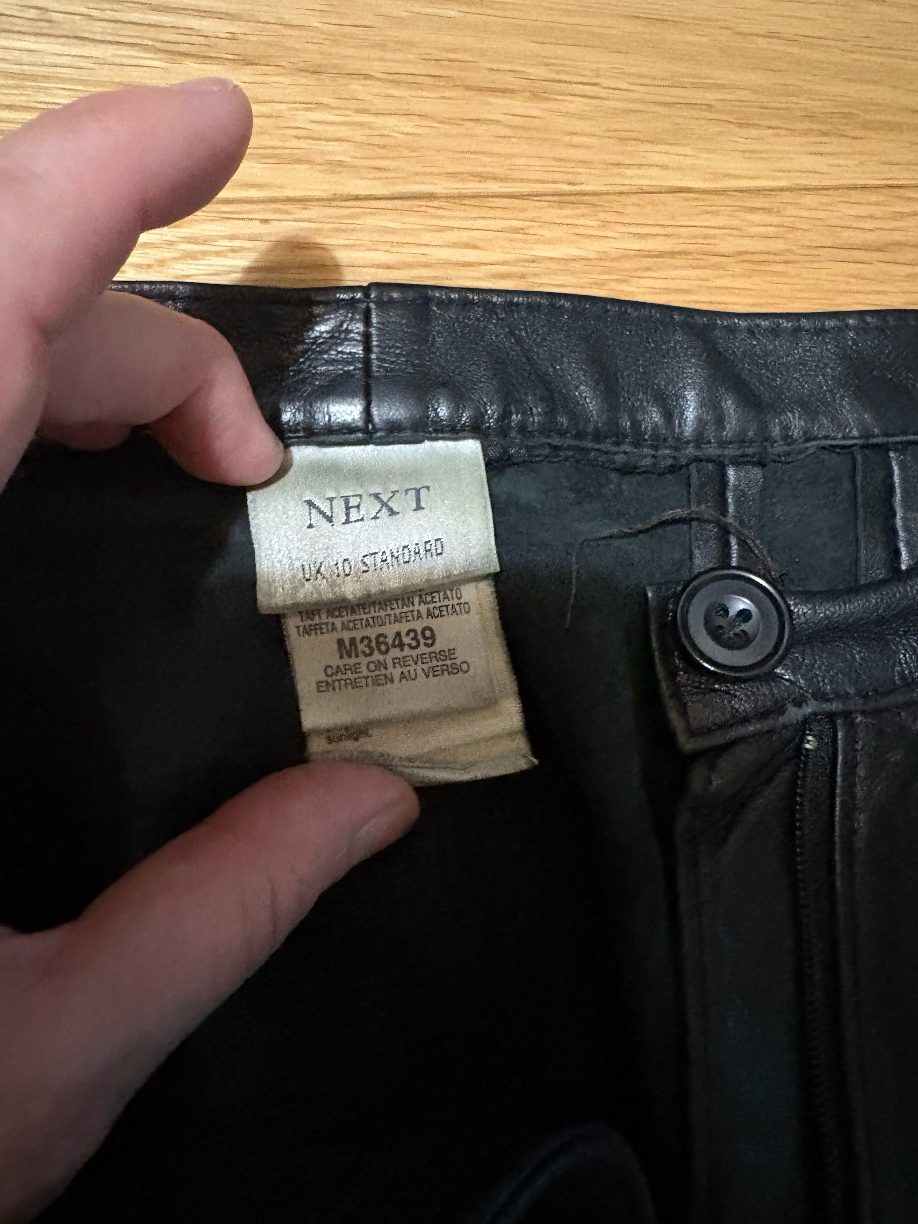Genuine leather women's pants from UK - photo 3