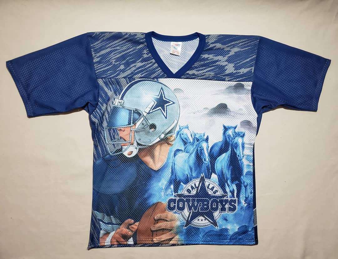 Dallas Cowboys All-Over Print CCM Maska Jersey