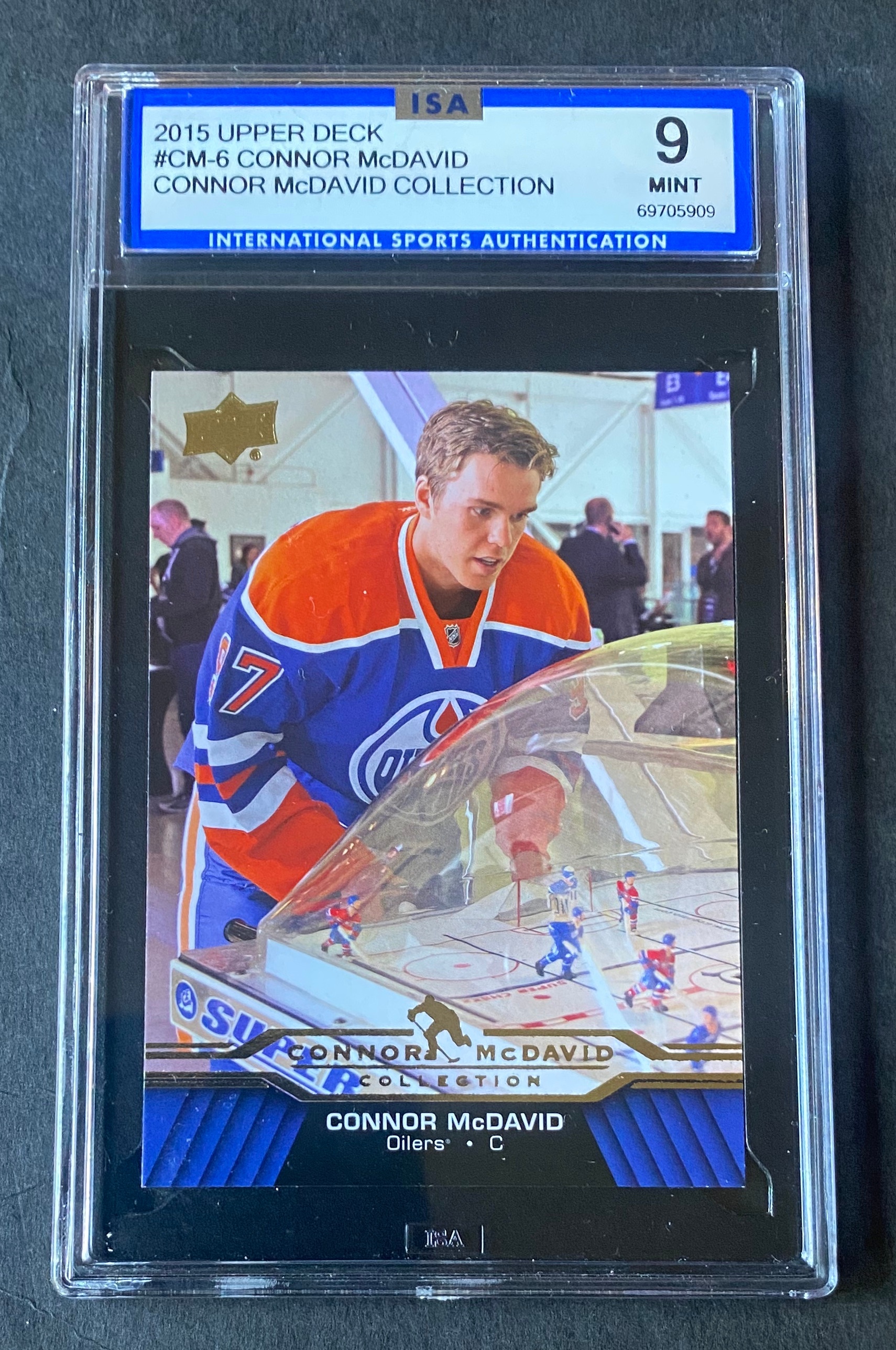 2015 Edmonton Oilers Connor Mcdavid Rookie #CM-6 Mint ISA 9