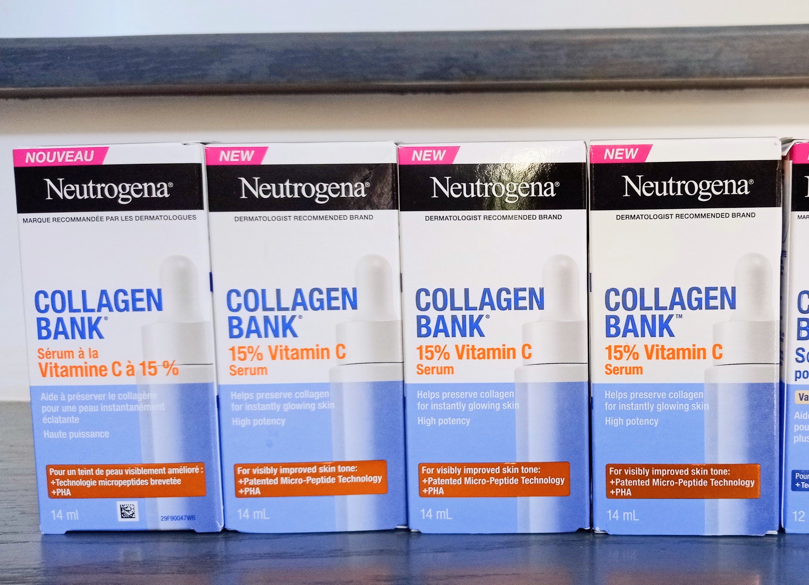 Brand New Neutrogena Collagen Bank Vitamin C Face Serum