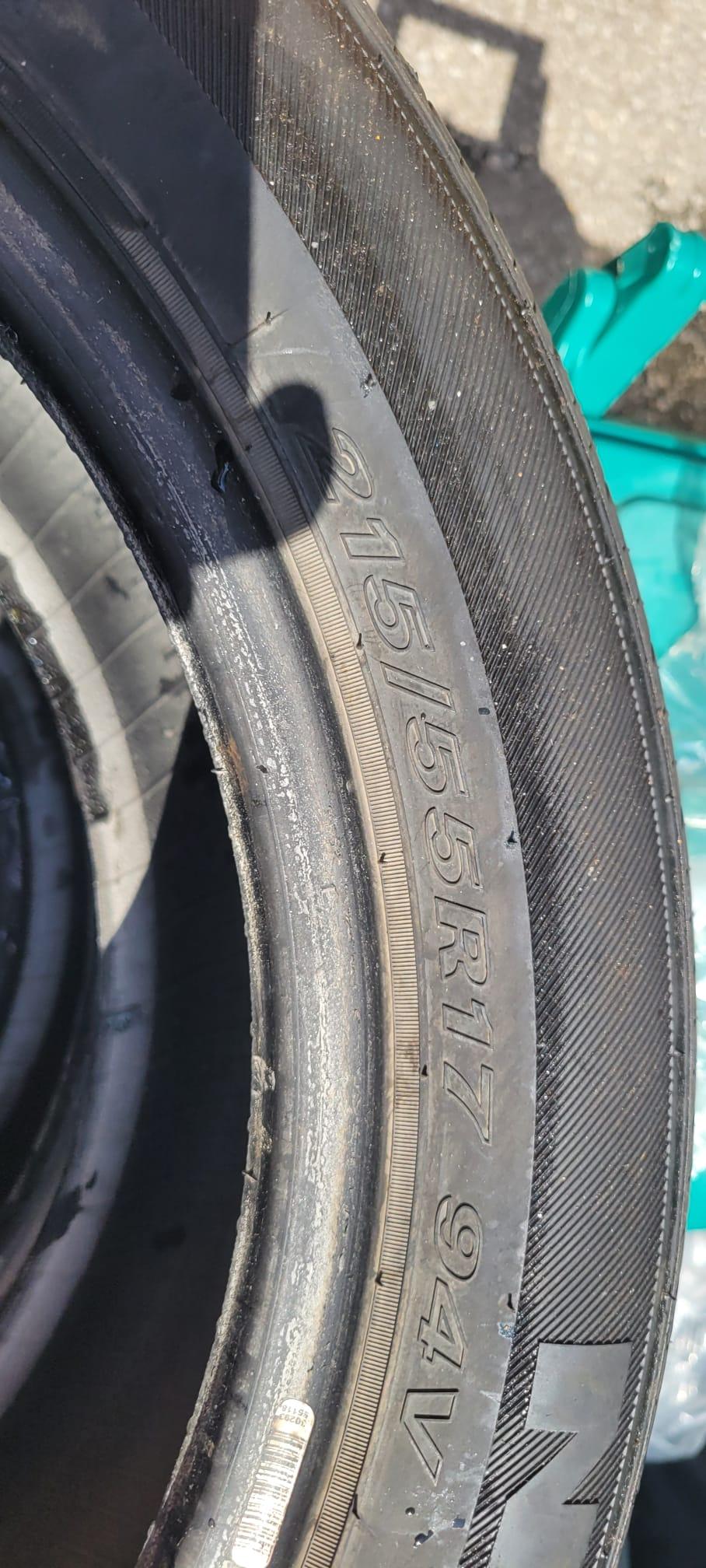 4 215/55R17 Nexen All Season Tires like new - photo 2