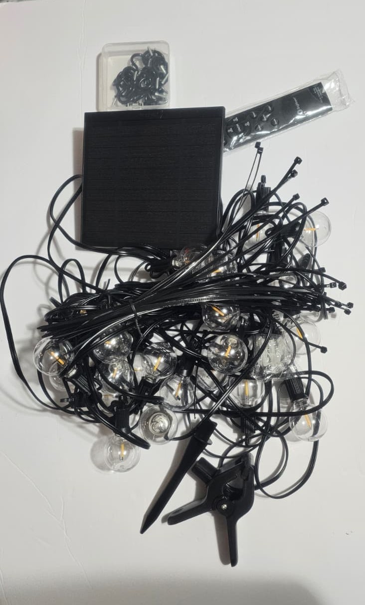 NEW Brightown 58FT Solar Outdoor String Lights - photo 5