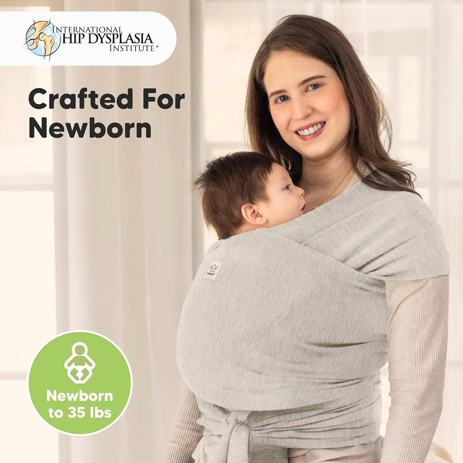 New KeaBabies Baby Wrap Carrier, All in 1 Original Baby Carrier - photo 2