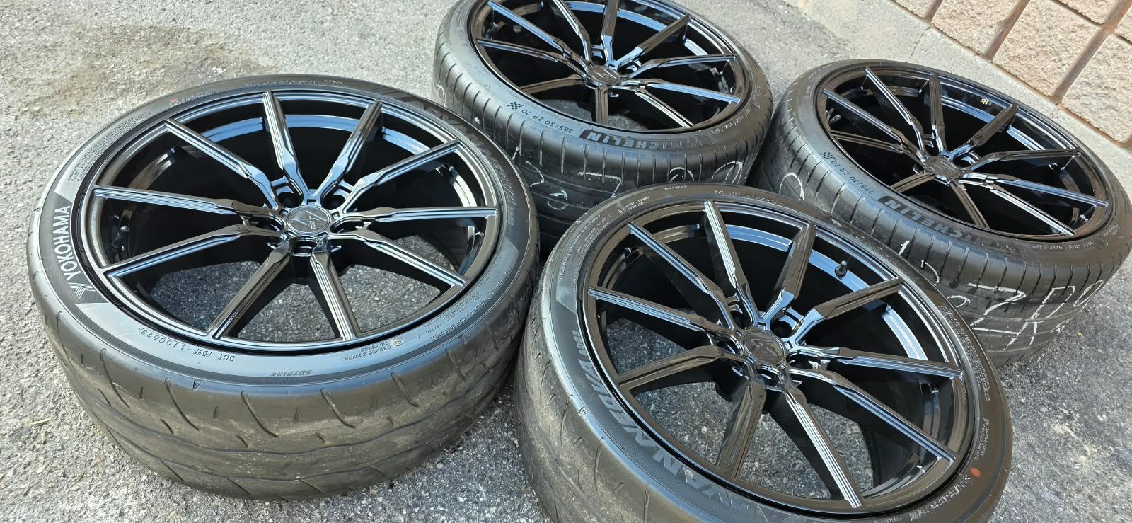 NEW 20”SENTALI(5x114)+used tires-MUSTANG/Maserati/Genisis/350Z/ - photo 4