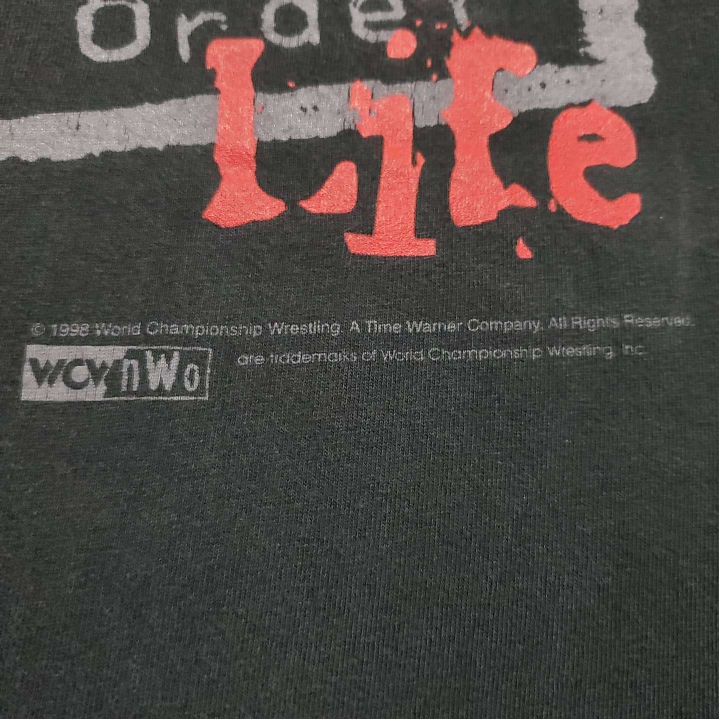 1998 WCW NWO "Mean People Rule" T-Shirt - photo 3