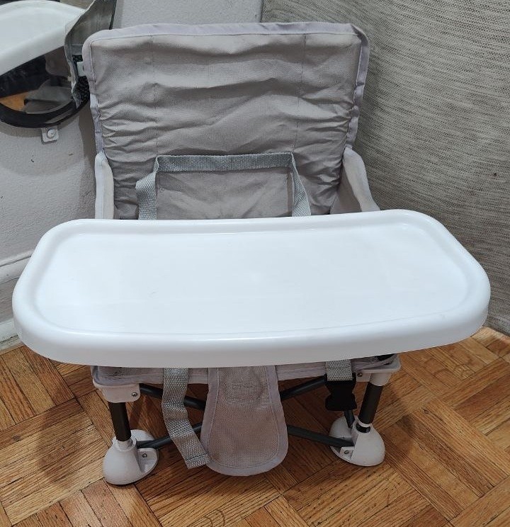 Portable Kids Travel High Chair Tray Folding Infant Booster Seat