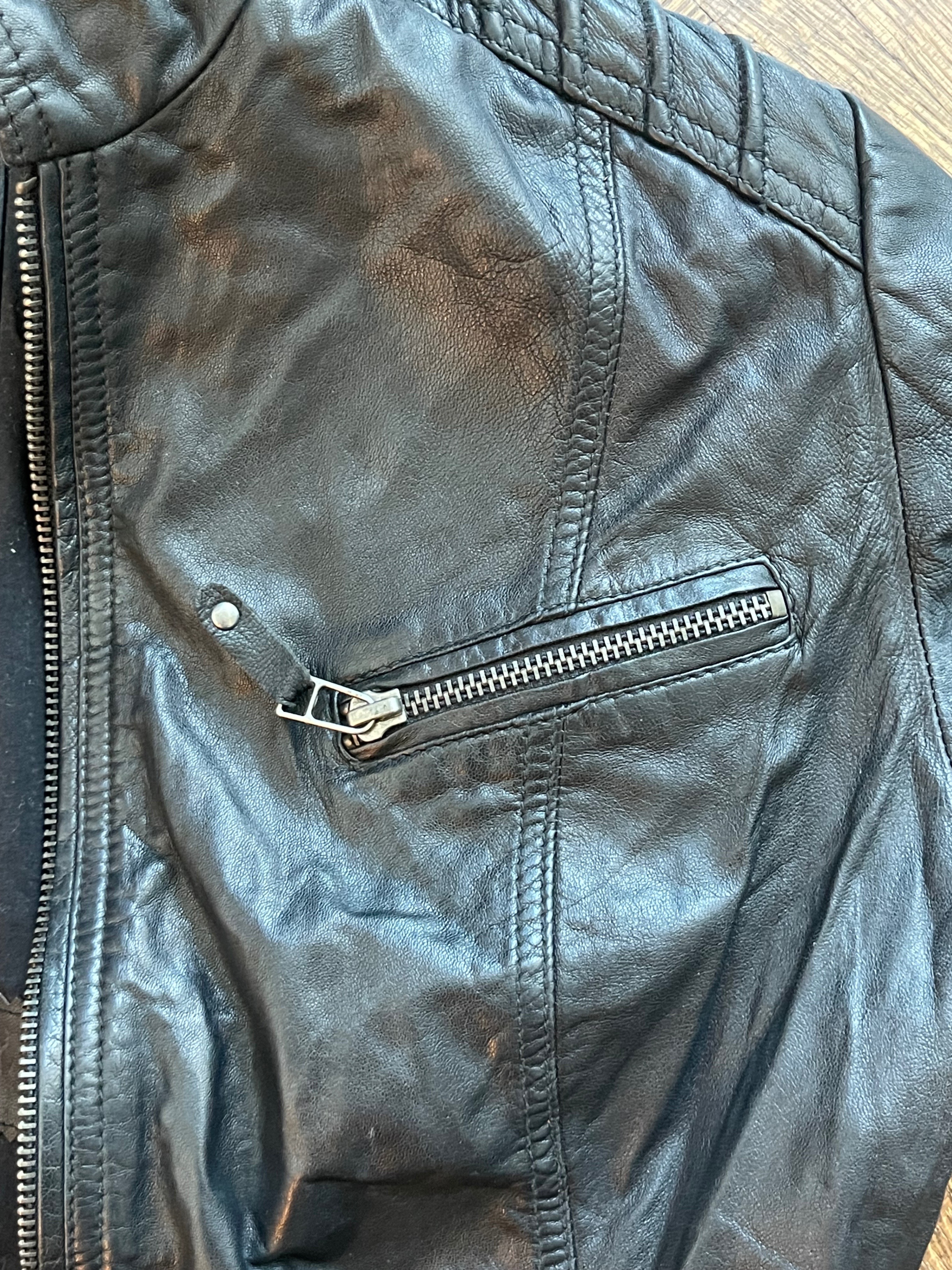 Bod & Christensen Real Sheepskin Leather Jacket (L) - photo 4