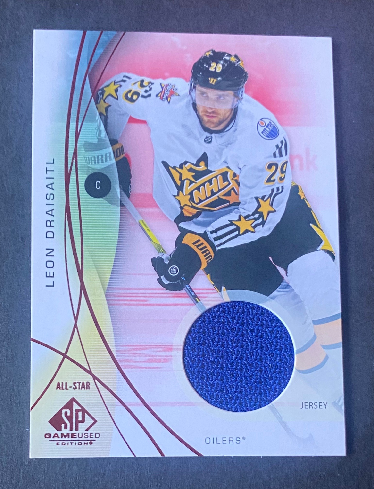 Edmonton Oilers Leon Draisaitl Game Used Jersey