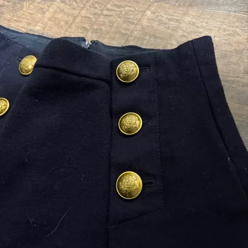 J. Crew Navy Wool Skirt - Size 00 (Fits Small) - photo 2