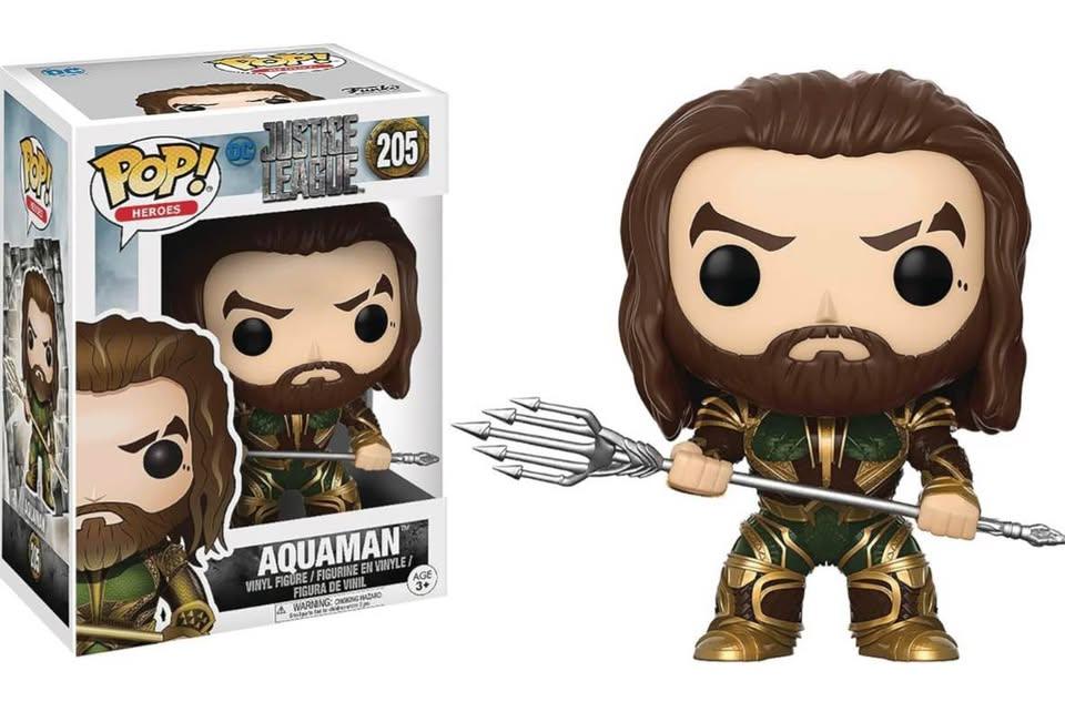 BNIB Funko POP! DC Justice League Aquaman #205