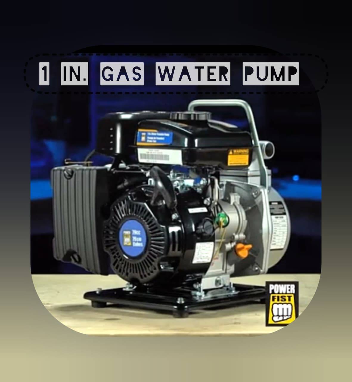 1-Inch Gas Water Pump - photo 3