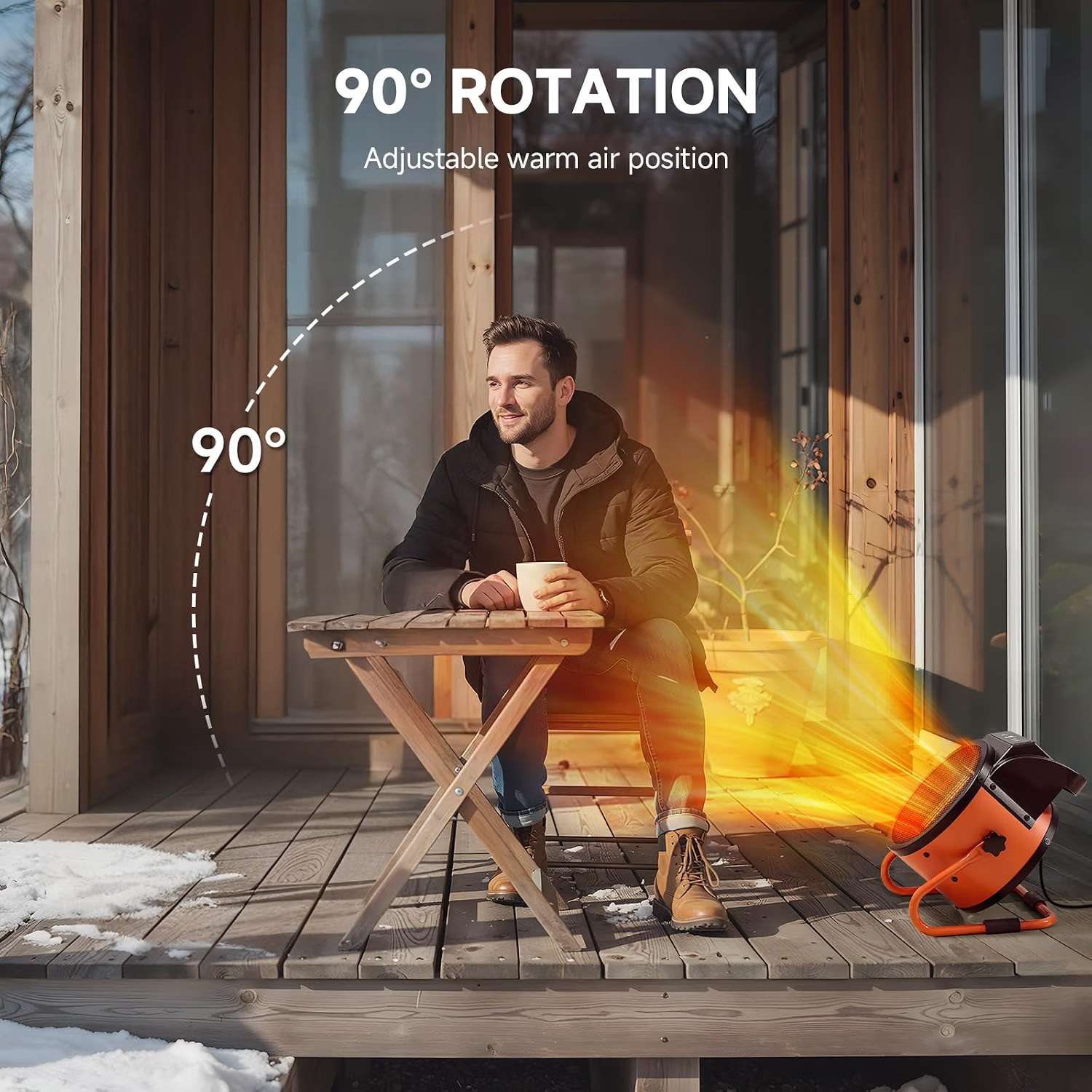 New Electric Heater Fan with Remote For Sale - photo 4
