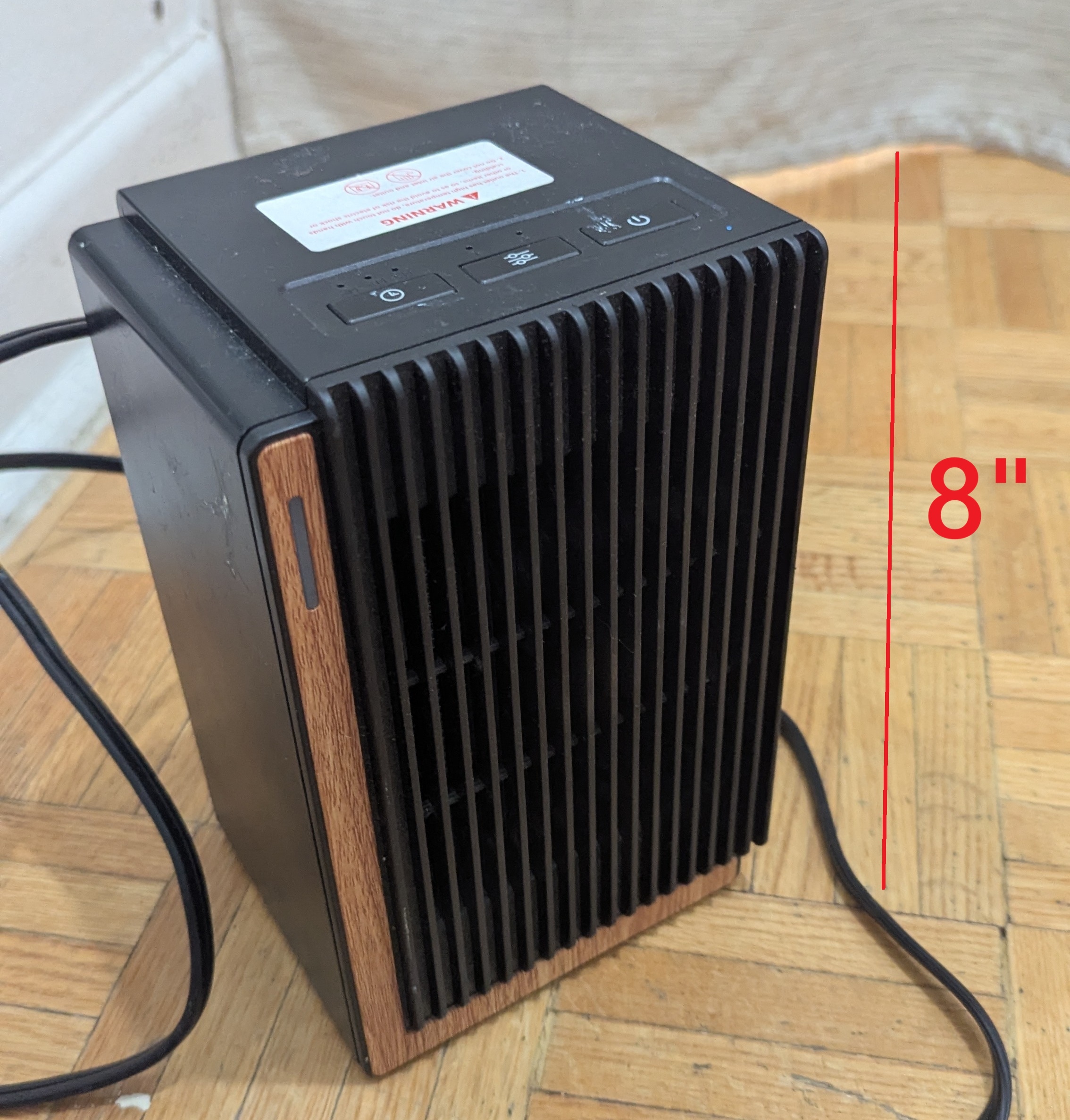 Small Portable Space Electric Fan-Forced Heater Heating