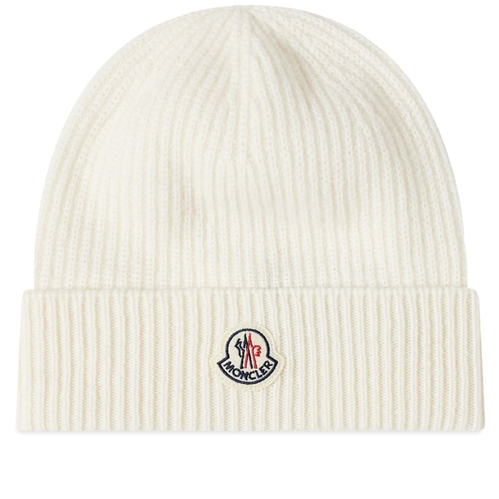 Moncler White Beanie