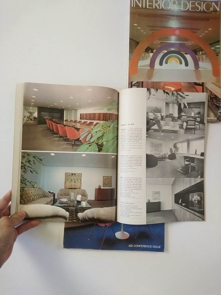 vintage 1973 Interior Design magazines! - photo 3